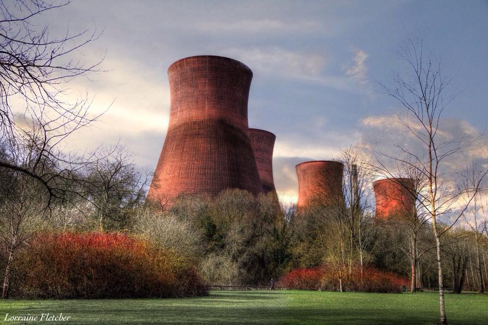 Cooling towers in Shropshire